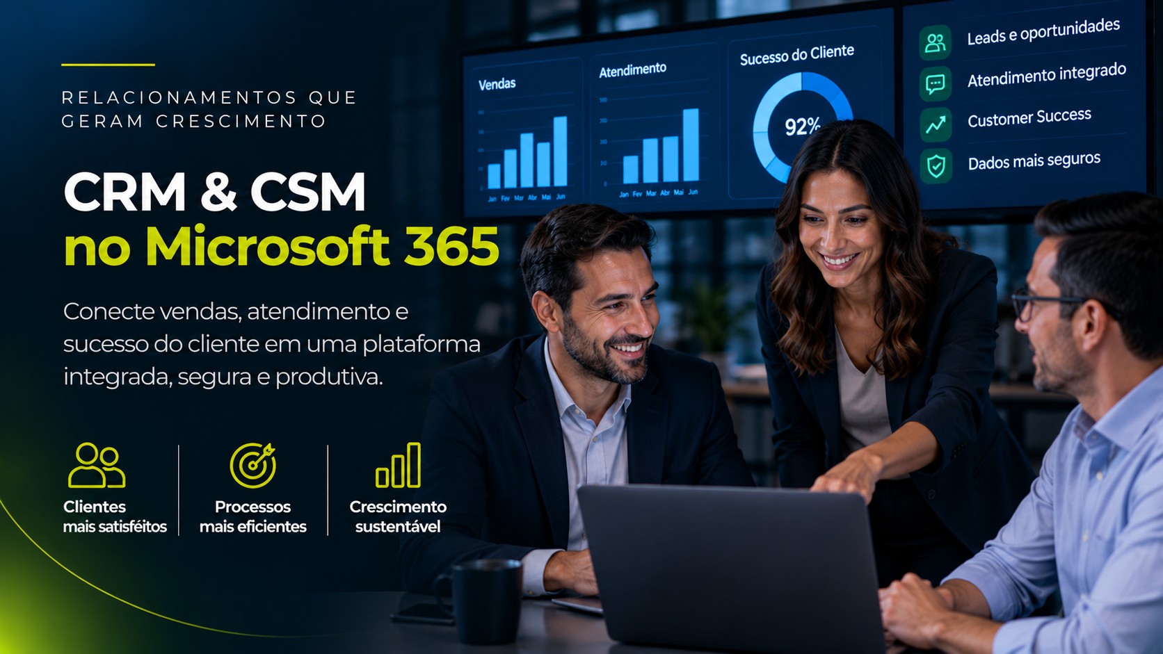 CRM e Customer Success no Microsoft 365